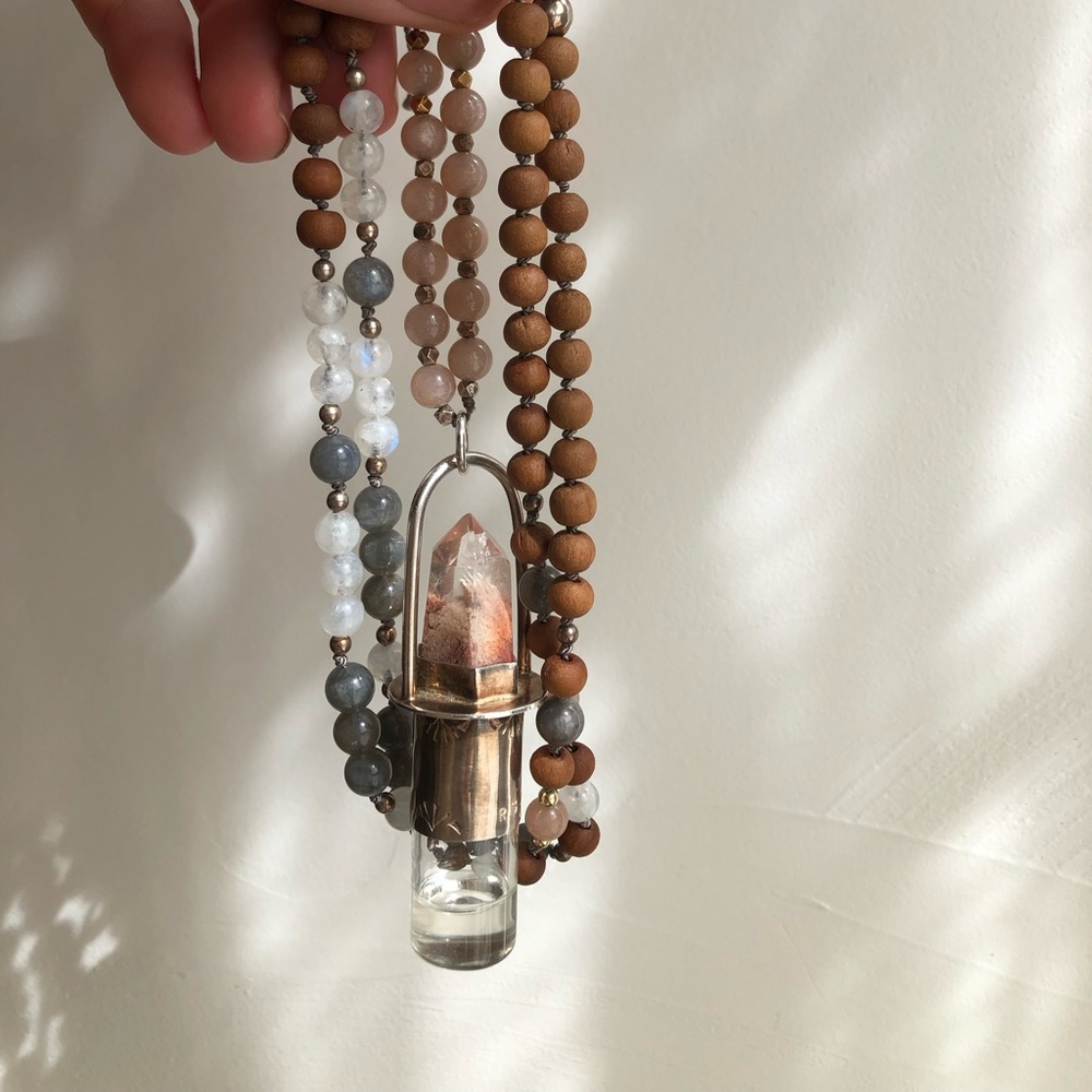 Rising Sun Apotheca Essential Oil Roller Necklace